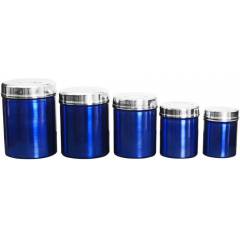 MLT Set of 5 Blue Canister