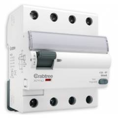 Crabtree Xpro AC Type 40A/30mA Four Pole RCCB, DCRJCMFF030040