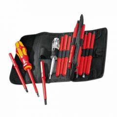 WERA 16 Pieces Bit Set With VDE Inter Changeable Blades, 5003474001