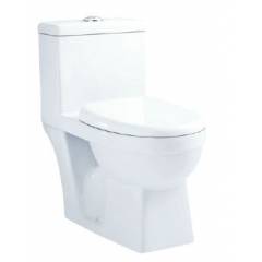 Parryware Grace Single Piece Suite Water Closet, C847J, Colour: White