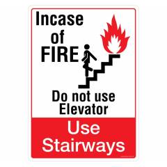 Safety Sign Store In Case of Fire Sign Board, PS108-A4PC-01