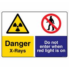 Safety Sign Store Danger: X-Rays Sign Board, CW440-A3AL-01