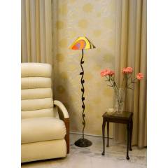 Tucasa Leaf Floor Lamp with Printed Shade, LG-588, Weight: 1100 g