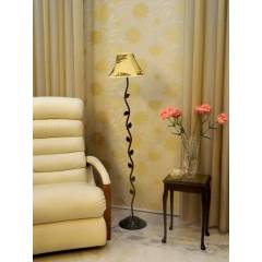 Tucasa Leaf Floor Lamp with Poly Silk Shade, LG-583, Weight: 1100 g