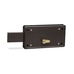 SmartShophar Brass & Steel Sleek Naugty Side Shutter Lock, 54504-SSSS