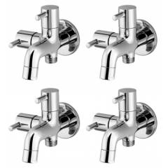 Snowbell Flora Brass Chrome Plated 2 in 1 Bibcock (Pack of 4)