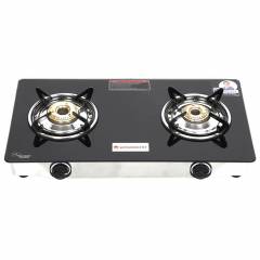 Wonderchef Zest 2 Burner Glass Top Gas Stove