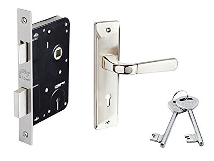 Buy Godrej Elc 04 6 Leyer Mortise Lock With Satin Nickel Handle