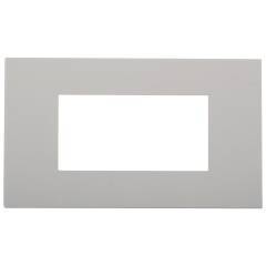 Legrand Arteor 6 Module White Square Cover Plate With Frame, 5757 40 (Pack of 5)