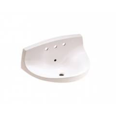 Cotto C0910 TERRANOVA Vanity Wash Basin, Colour: White