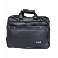 Season Black PU Office Document Bag, 820