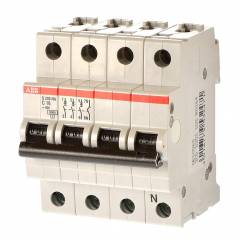 ABB 10A C Curve TPN MCB, SH203M-C 10 (Pack of 3)