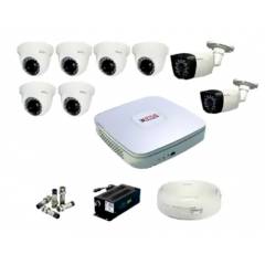 CP Plus White HD DVR Kit with 2 TB Hard Disk and All Accessories, CP8CAMKITHD