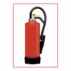 Safety Sign Store Fire Extinguisher-Graphic Sign Board, FS405-A4AL-01