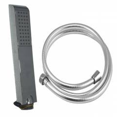 Goonj Hand Shower Sleek With Full C.P. Tube 1.5 Meter and Wall Hook, VHS-0588-1