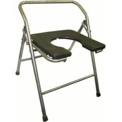 Albio WA-38 Invalid U-Cut Bent Folding Commode Stool
