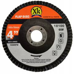 Xtra-Kut 100mm 60 Grit Flap Disc (Pack of 20)