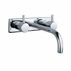 Jaquar Chrome Gold Fonte Single Lever Three Inlet Divertor Exposed Parts Kit, FON-40193K