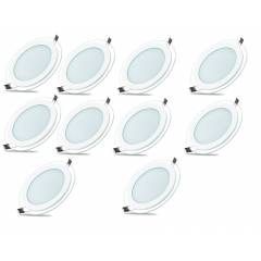 Aaditya ADIGRD18-10 18W Round LED Down Light (Pack of 10)