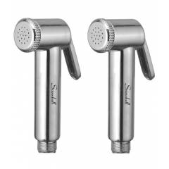 Snowbell Glossy Chrome Plated Head Jaquar Health Faucet (Pack of 2)