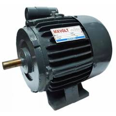 MXVOLT 1 HP 4 Pole Single Phase Cast Body Foot Mounted Induction Motor