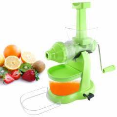 SM Pro-Grand Green Manual Hand Fruit Juicer with Waste Collector