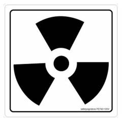 Safety Sign Store Radiation Sign Board, FE740-210PC-01, (Pack of 5)