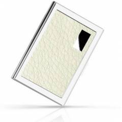 Stealodeal White SS Pocket Business Credit/Debit Card Holder