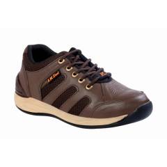 JK Steel JKPI007BN Steel Toe Brown Safety Shoes, Size: 6