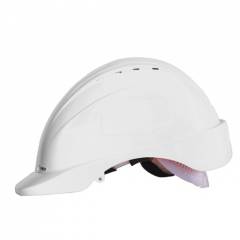 Saviour White Freedom HDPE Helmet With Ratchet, HPSAV-F-SS1-W