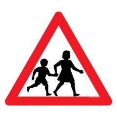 Asian Loto 3 mm Safety Sign School Zone Sign Board, ALC-SGN-22-900