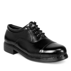 K King KKSF003BK Black Plain Toe Oxford Shoes, Size: 6