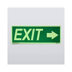 Mediateckboards ERA5-043 Exit Right Arrow, Size: 8x24 in