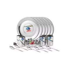 Airan 24 Pieces Stainless Steel Dinner Set