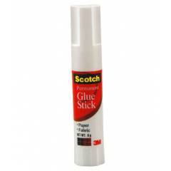 3M Scotch 8g Permanent White Glue Stick, IX810100145 (Pack of 5)