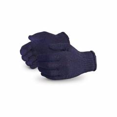 SRJ 40 GSM Blue Cotton Knitted Hand Gloves (Pack of 100)