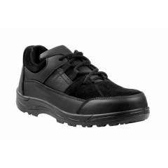 JK Steel JKPI009BK Steel Toe Black Safety Shoes, Size: 6