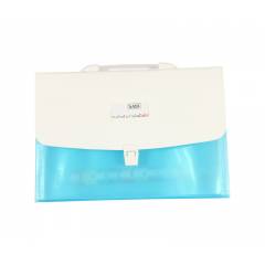 Saya Blue Expanding File-Classic, Dimensions: 265 x 25 x 375 mm