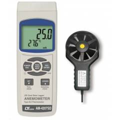 Lutron AM-4207SD Digital Anemometer with Fan Type Sensor & SD Card