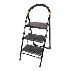 Atharvo Black 3 Step Multipurpose Ladder