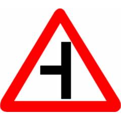 Asian Loto 3 mm Traffic Road Right Side Road Sign Board, ALC-SGN-52-900