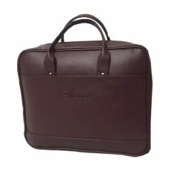 Apnav Brown PU Office Document Bag, AP-1852