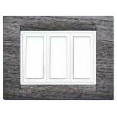 Benlo 8 Module Cocao Wood Vesta Combination Plates, BS W1806 (Pack of 10)