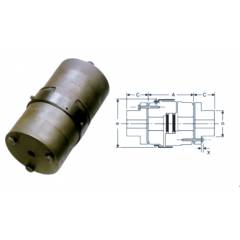 Fenner Essex Jaw Cushion Spacer Coupling, Size: F0295PS, DBSE:140 mm