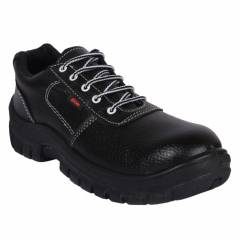 Prima PSF-22 Eon Steel Toe Black Safety Shoes, Size: 6