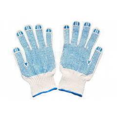 Atlas White PVC Dotted Hand Gloves