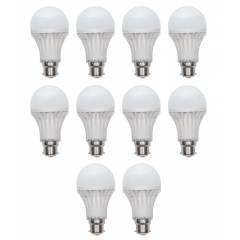Homes Decor 3W B-22 LED Bulbs (Pack of 10)