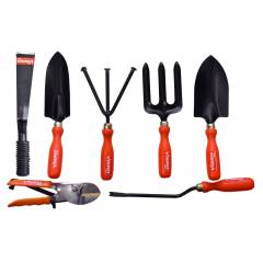 Visko 611 Garden Tool Kit - Khurpa and Pruning Secateurs (Pack of 7)