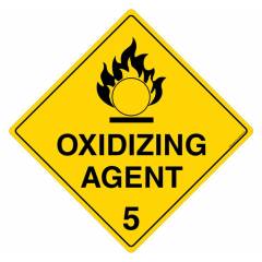 Safety Sign Store Oxidizing Agent 5 Sign Board, HW103-600PC-01
