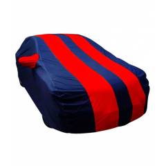 Autolane Matty Fabric Red & Blue Car Body Cover For Fiat Abarth